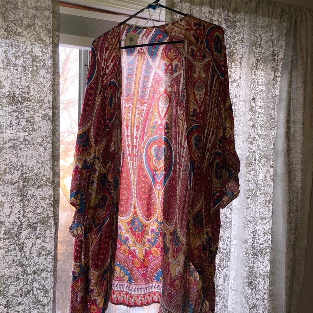 Billabong paisley cardigan